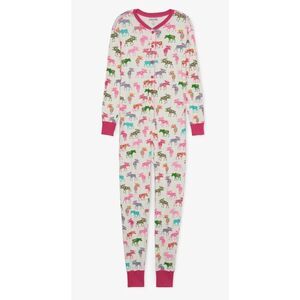 Little Blue House Adult One-Piece Pajama Bum Flap Soft Comfortable Loungewear